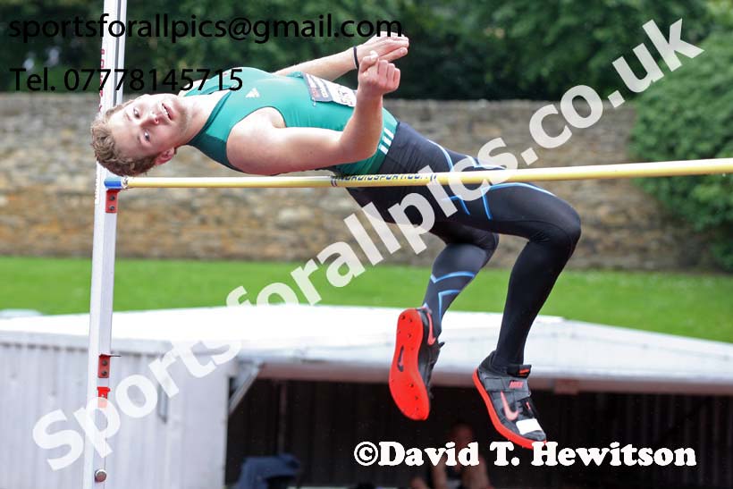 Mens decathlon high jump, EAP International Cominted Events, Hexham. Photo: David T. Hewitson/Sports for All Pics